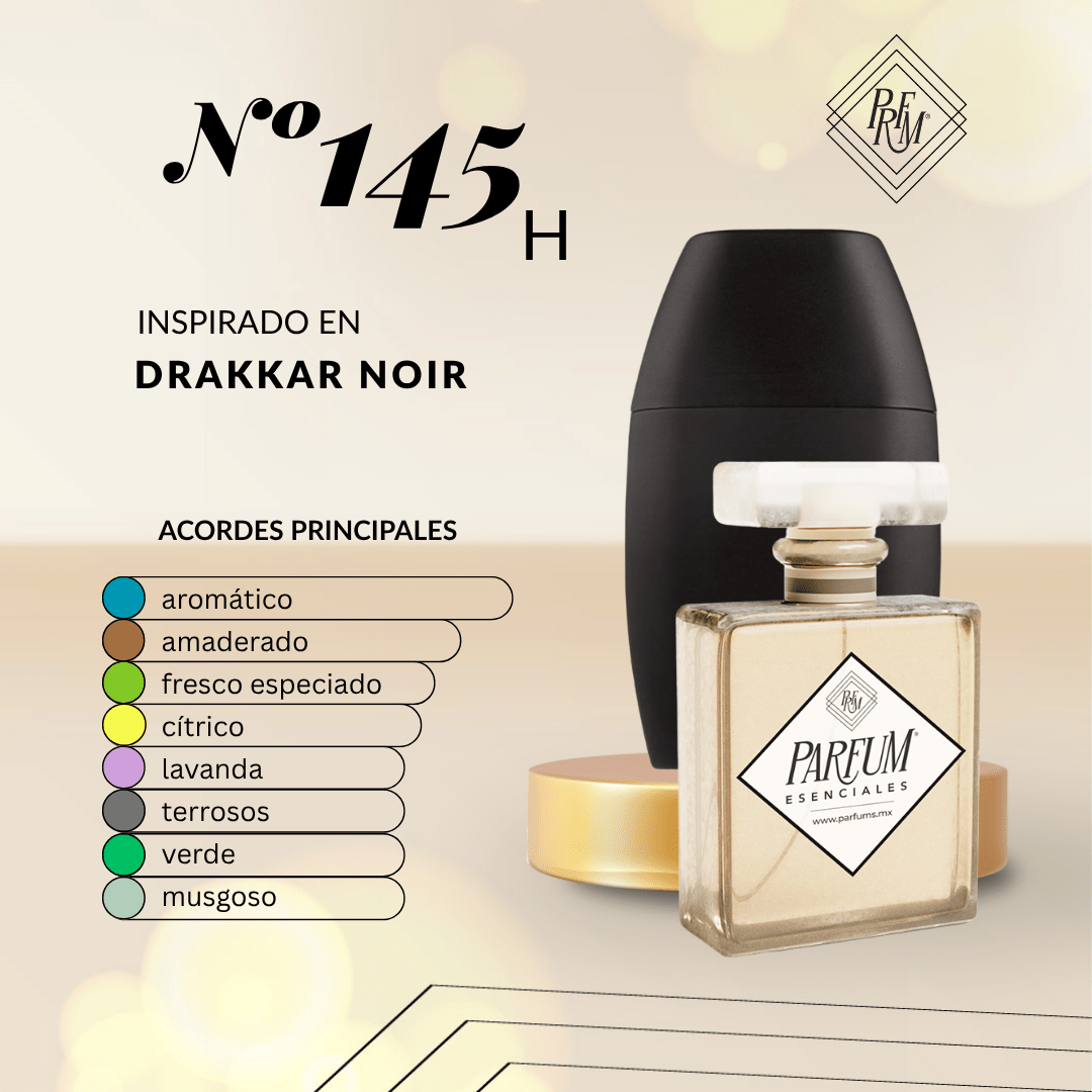 145H inspirado en DRAKKAR NOIR MAN – Parfum - Main Image