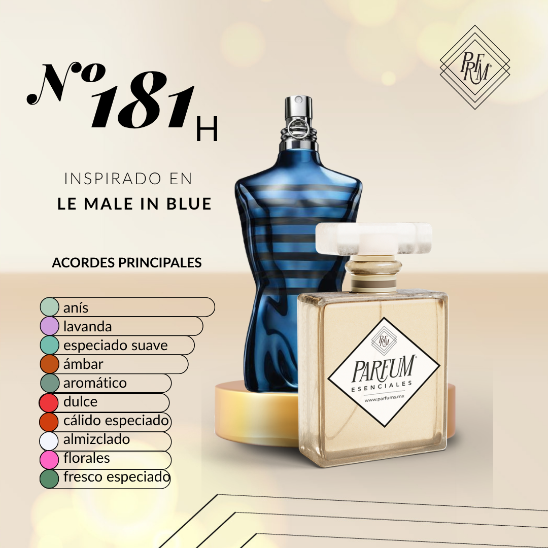 181H Inspirado en LE MALE IN BLUE