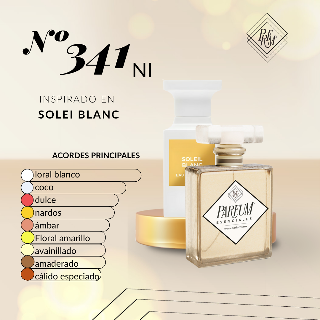 341NI- inspirado en SOLEI BLANC