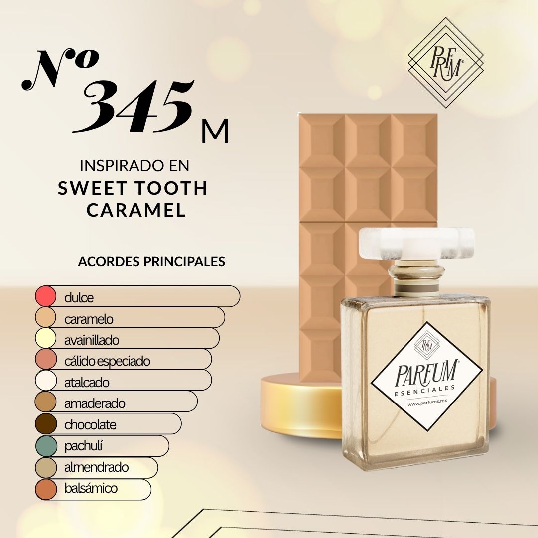 345M inspirado en SWEET TOOTH CARAMEL