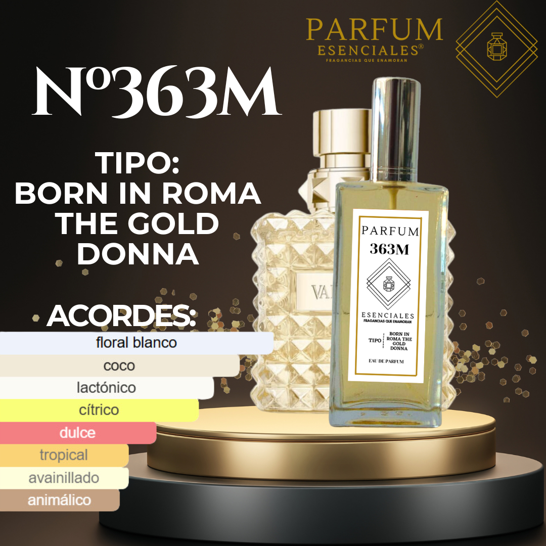 363M Tipo BORN IN ROMA THE GOLD DONNA