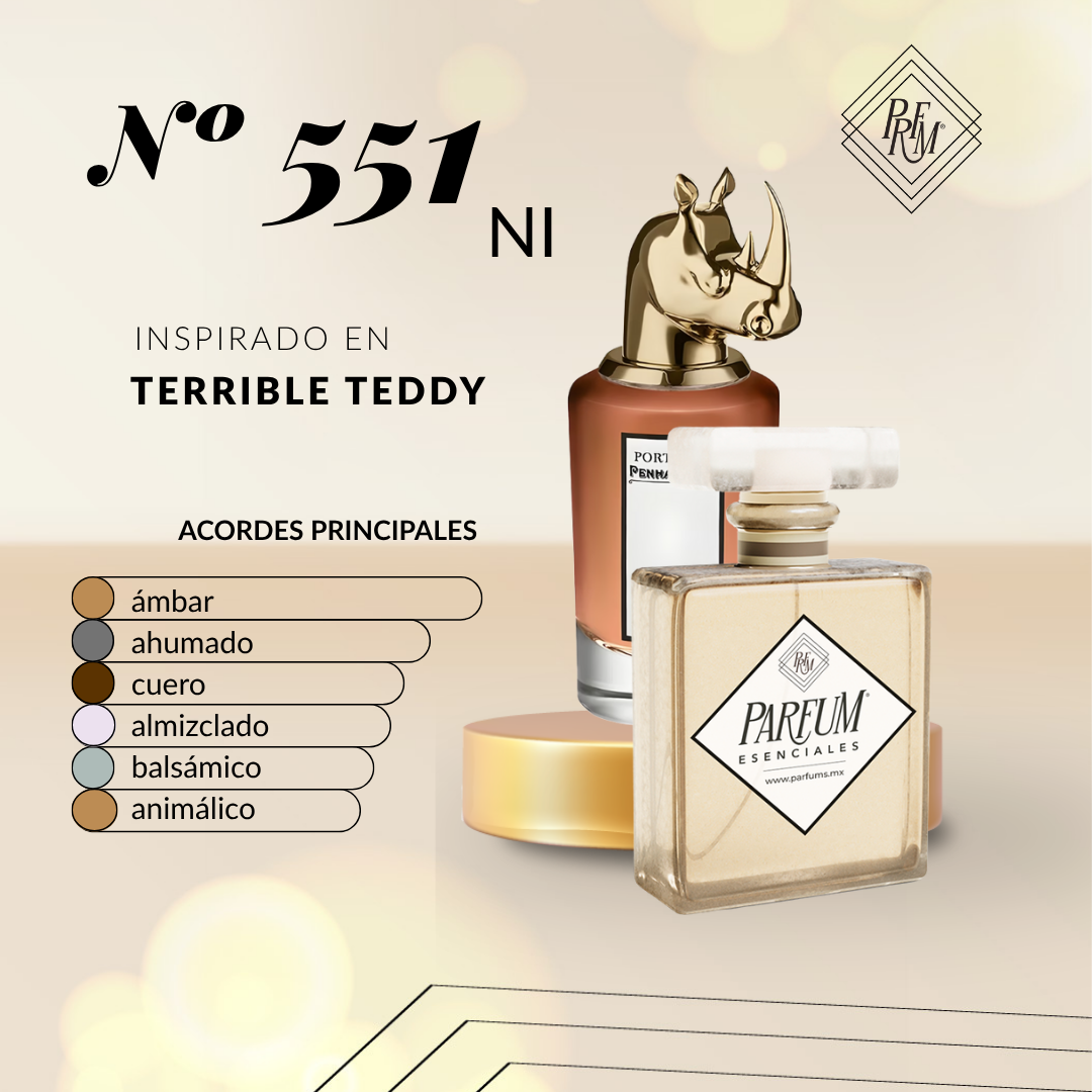 551NI- inspirado en Terrible Teddy MAN