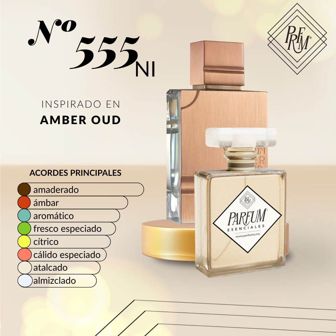 555NI inspirado en AMBER OUD UNISEX