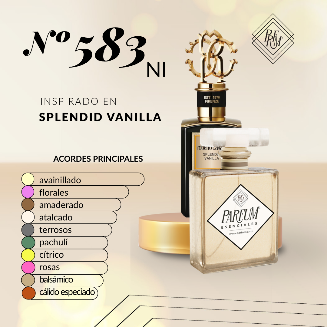 583NI- inspirado en SPLENDID VANILLA UNISEX