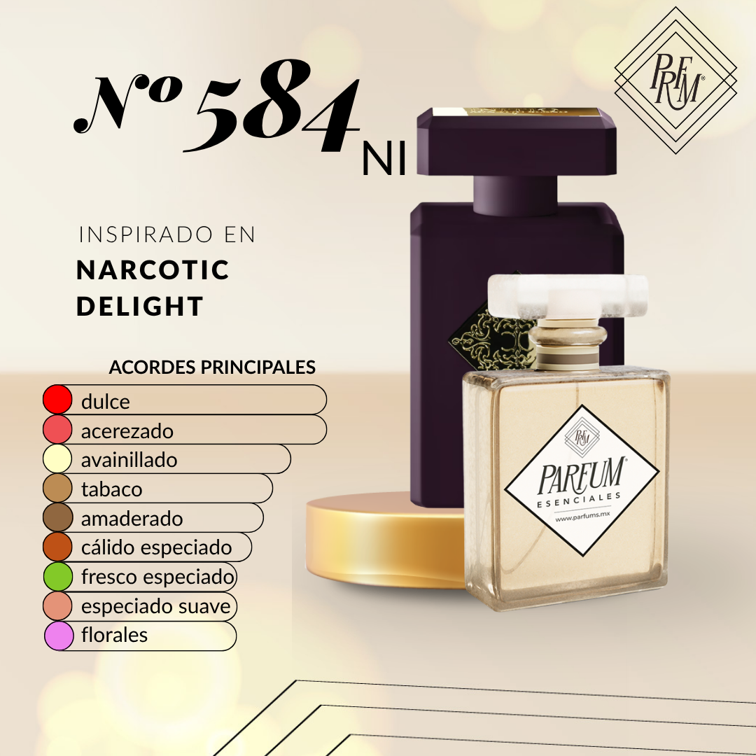 584NI- inspirado en Narcotic Delight UNISEX