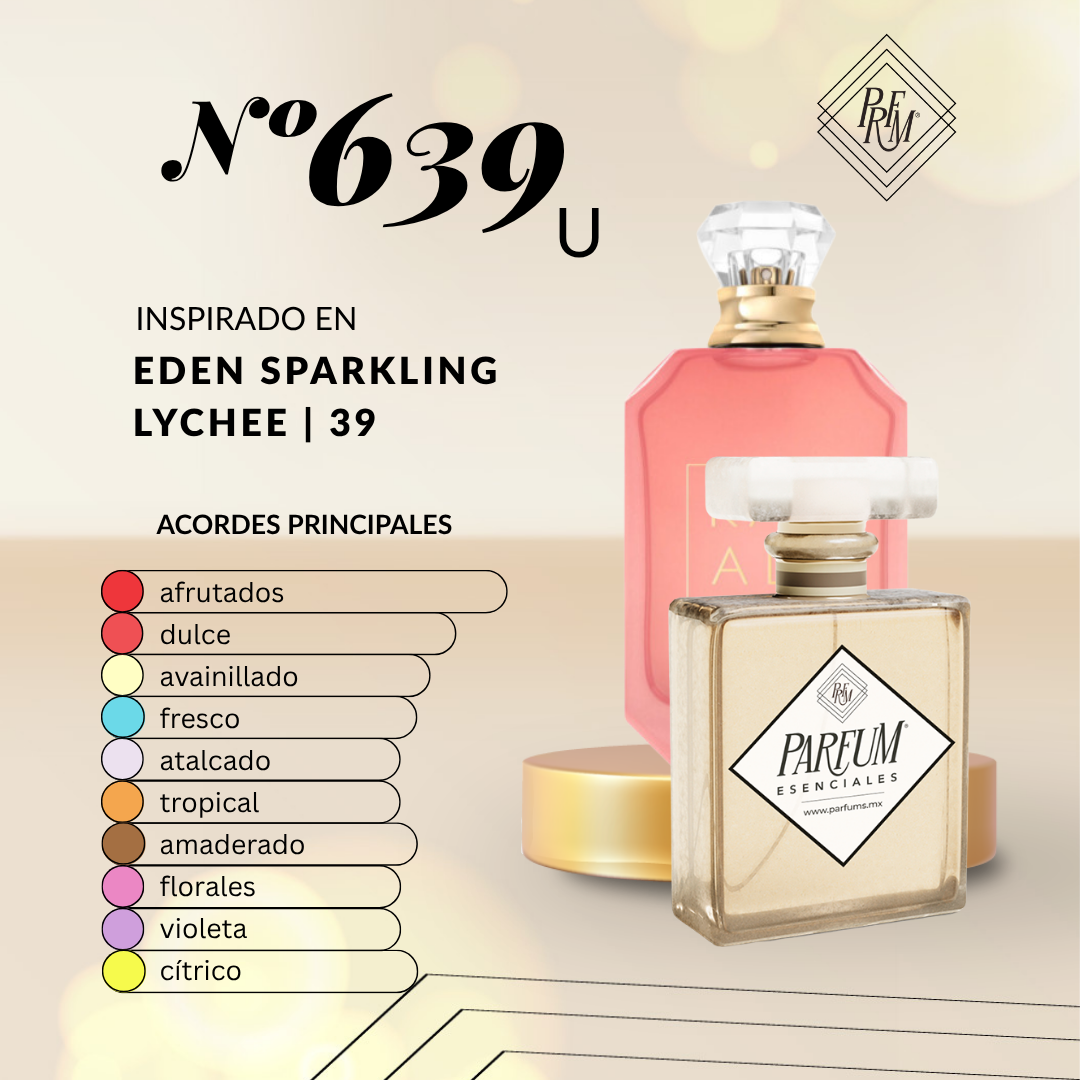 639U inspirado en EDEN SPARKLING LYCHEE | 39 FEM