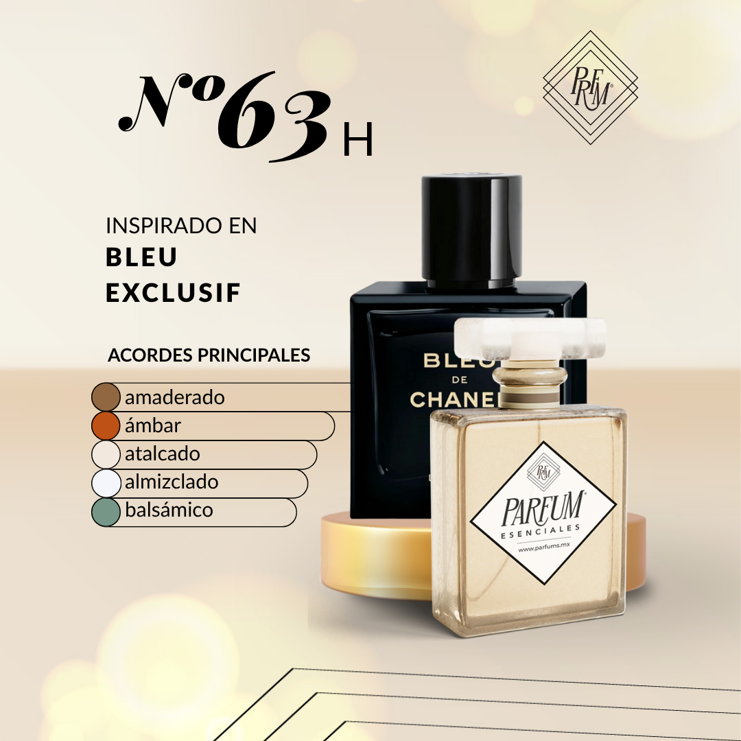63H inspirado en BLEU EXCLUSIF