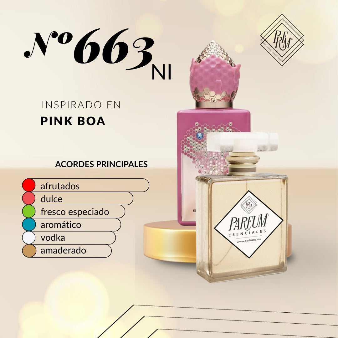 663NI Inspirado en PINK BOA UNISEX