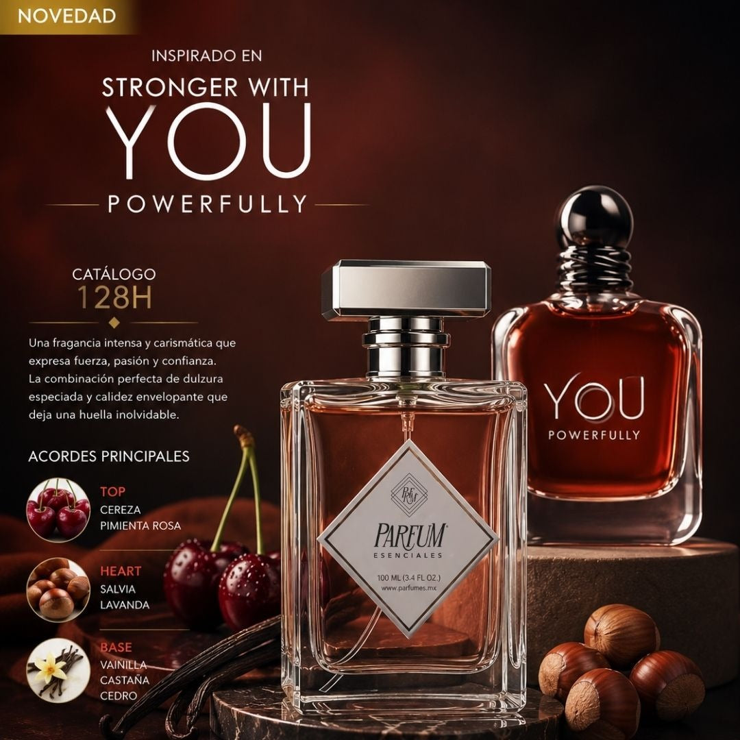 128H inspirado en STRONGER WITH U POWERFULLY