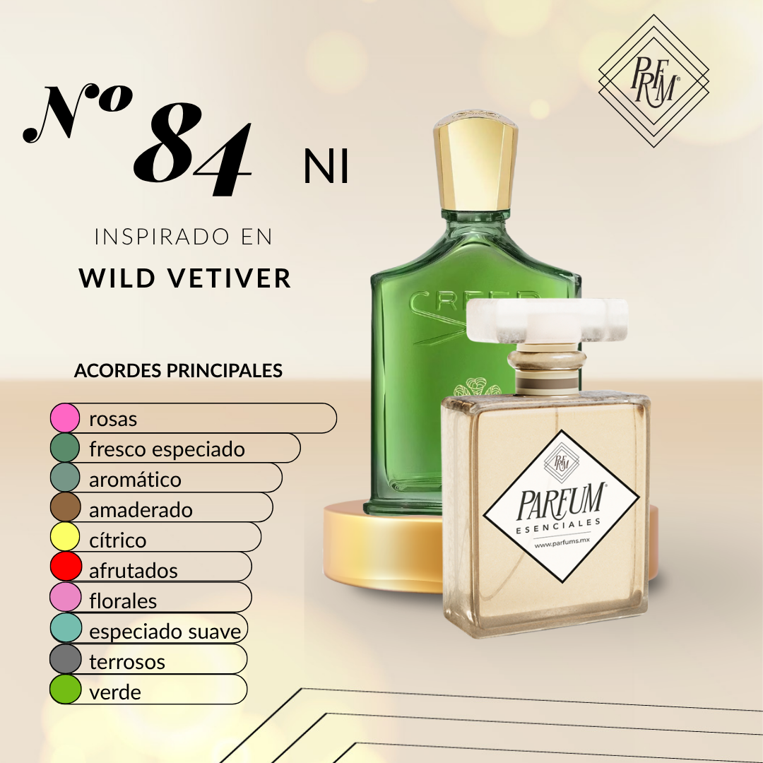 84NI- inspirado en WILD VETIVER