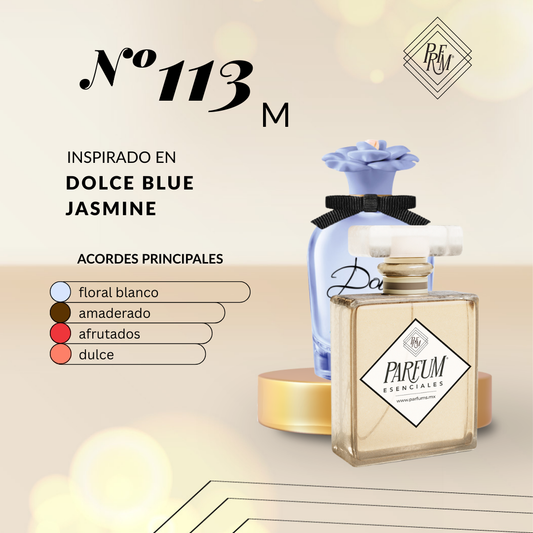 113M inspirado en DOLCE BLUE JASMIN
