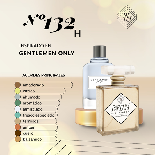 132H inspirado en GENTLEMEN ONLY