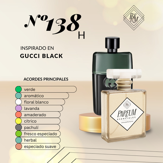 138H inspirado en GUCCI GUILTY BLACK
