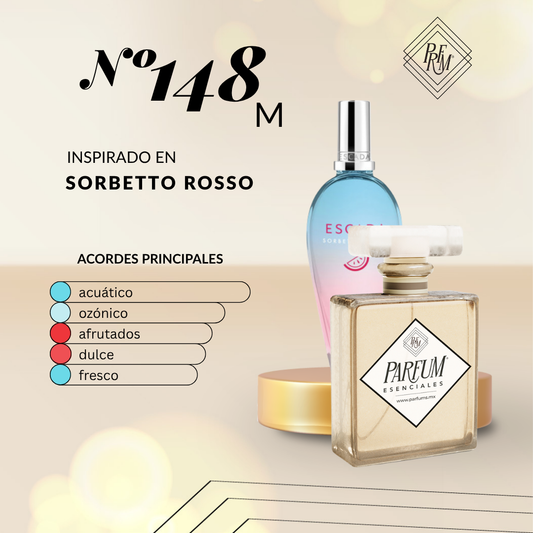 148M inspirado en SORBETTO ROSSO