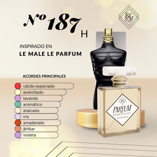 187H inspirado en LE MALE LE PARFUM