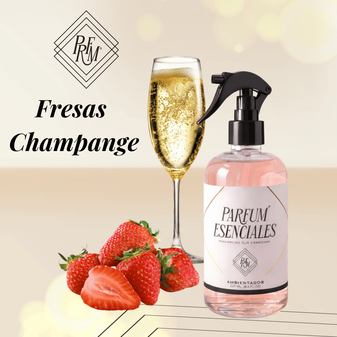 AMBIENTAL FRESAS CON CHAMPAGE