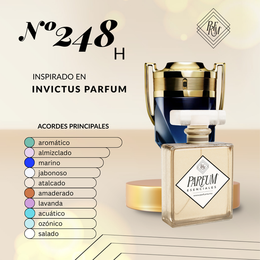 248H inspirado en  INVICTUS-PARFUM