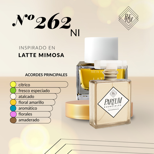 262NI inspirado en LATTE MIMOSA