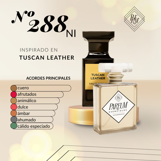 288NI- inspirado en TUSCAN LEATHER UNISEX