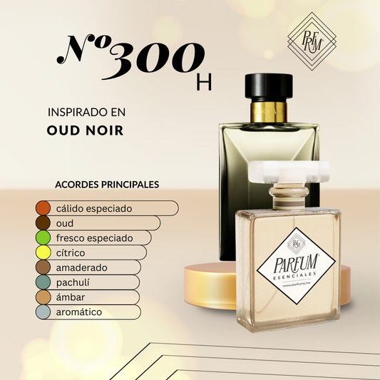 300H inspirado en OUD NOIR POUR HOMME