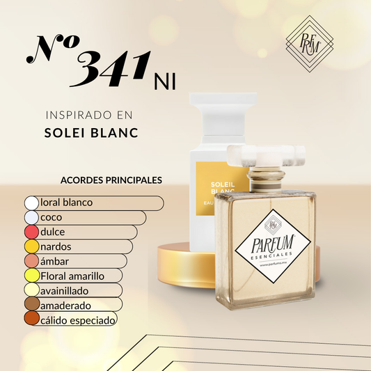 341NI- inspirado en SOLEI BLANC