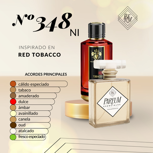 348NI- inspirado en RED TOBACCO UNISEX