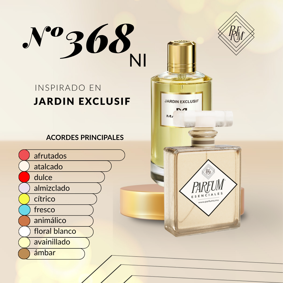 368NI- inspirado en JARDIN EXCLUSIF UNISEX
