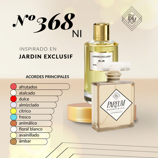 368NI- inspirado en JARDIN EXCLUSIF UNISEX