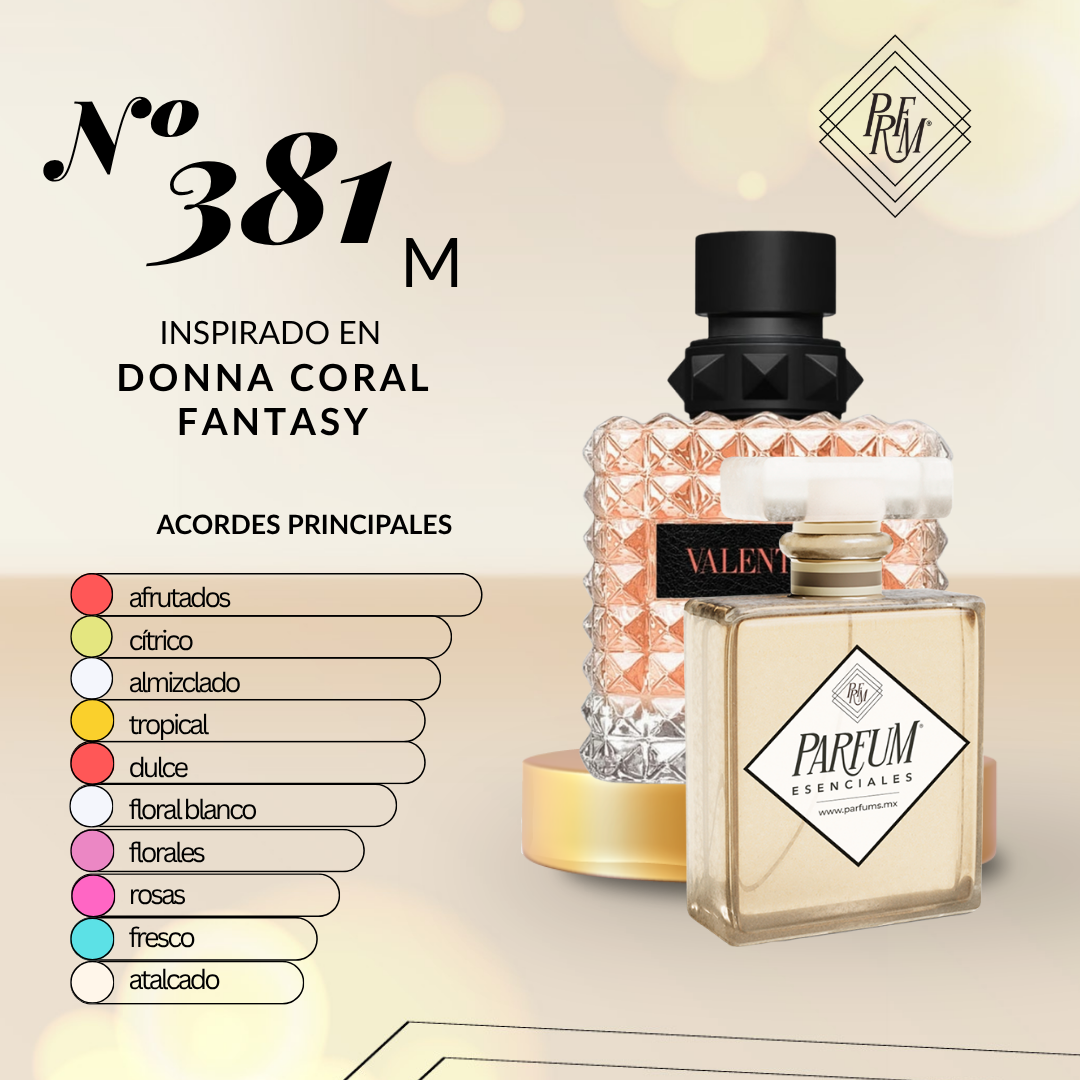 381M Inspirado en DONNA CORAL FANTASY