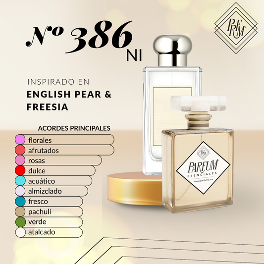 386NI-  inspirado en ENGLISH PEAR & FREESIA FEM