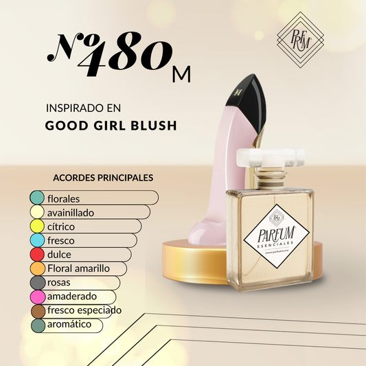 480M inspirado en GOOD GIRL BLUSH FEM