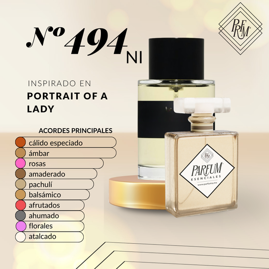494NI- inspirado en  PORTRAIT OF A LADY FEM