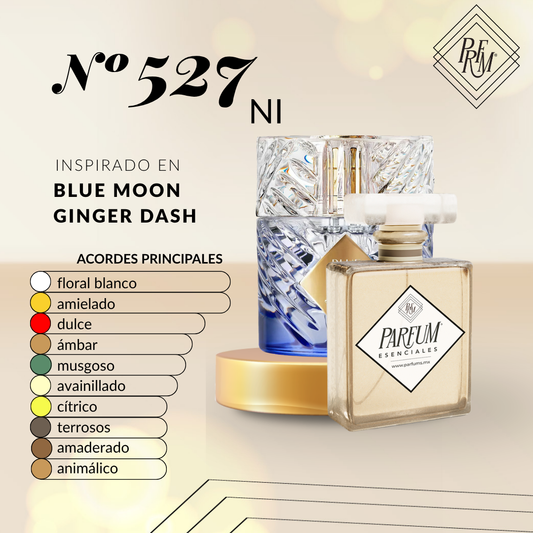 527NI- inspirado en  BLUE MOON GINGER DASH UNISEX