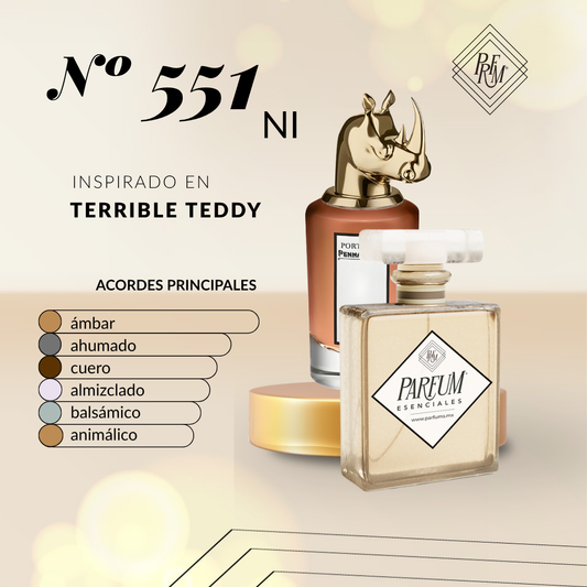 551NI- inspirado en Terrible Teddy MAN