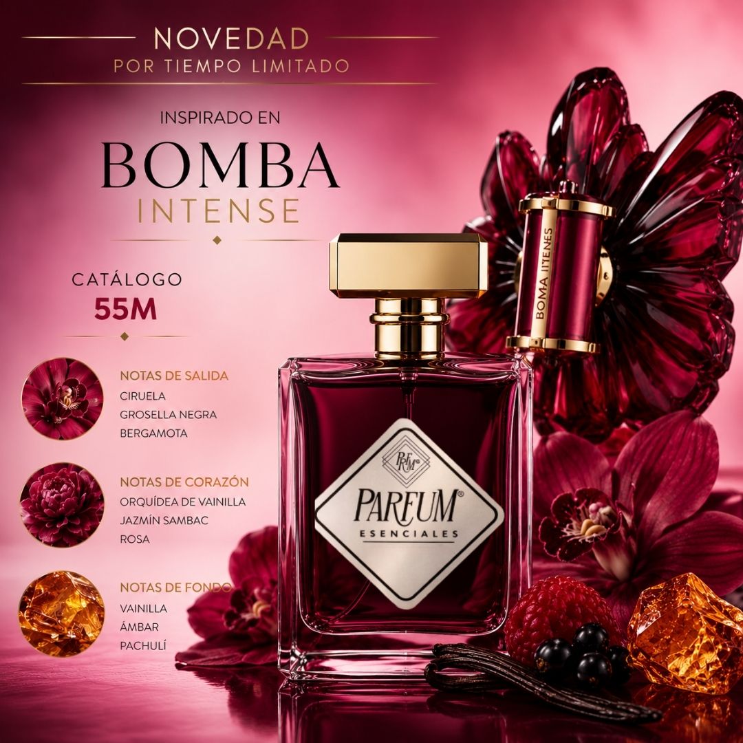 55M inspirado en LA BOMBA INTENSE preventa