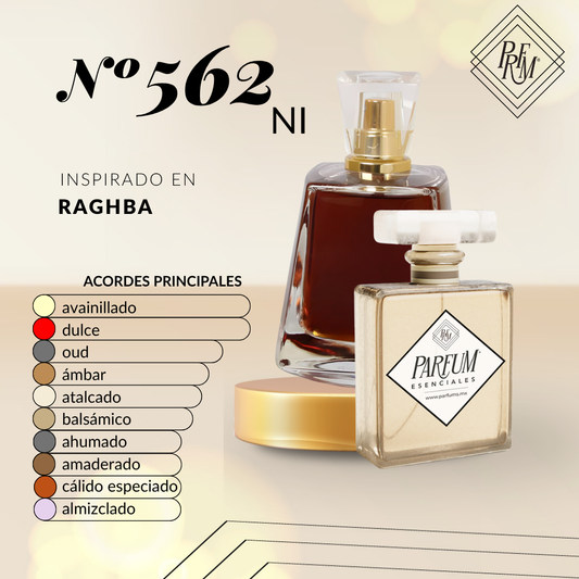 562NI- inspirado en Raghba UNISEX