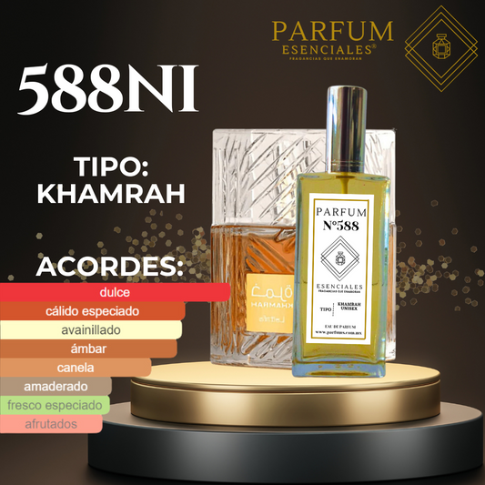 588NI- Tipo KHAMRAH UNISEX