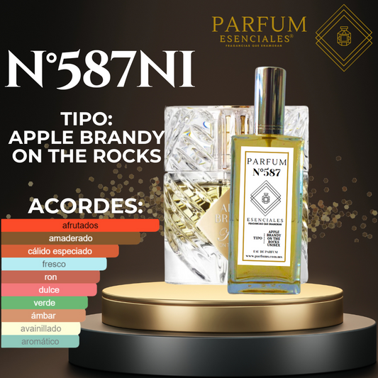 587NI- Tipo APPLE BRANDY ON THE ROCKS