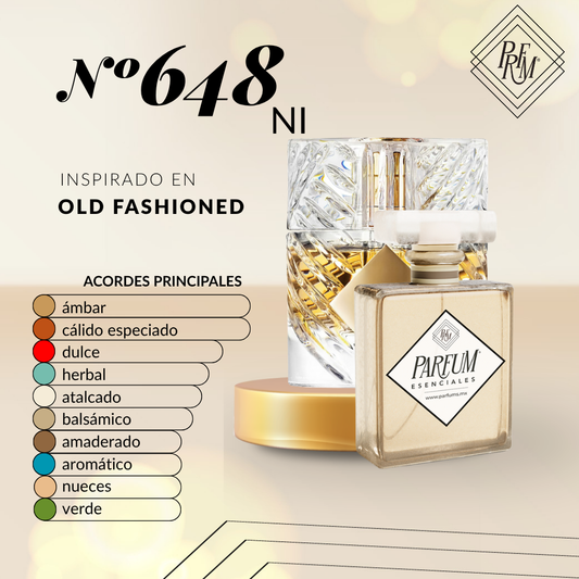 648NI- inspirado en OLD FASHIONED UNISEX