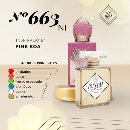 663NI Inspirado en PINK BOA UNISEX