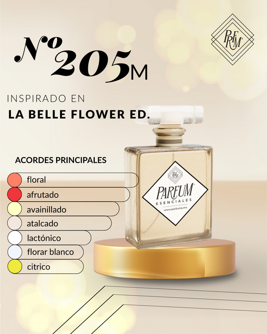 205M inspirado en LA BELLE FLOWER ED.