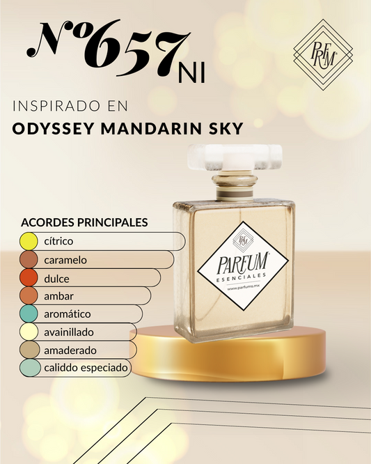 657NI- inspirado en ODYSSEY MANDARIN SKY