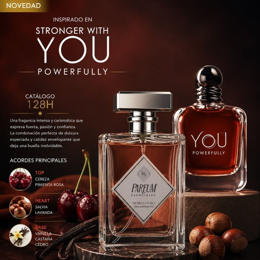 128H inspirado en STRONGER WITH U POWERFULLY